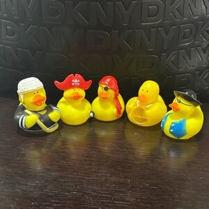 Yellow Rubber Duck Toy Set